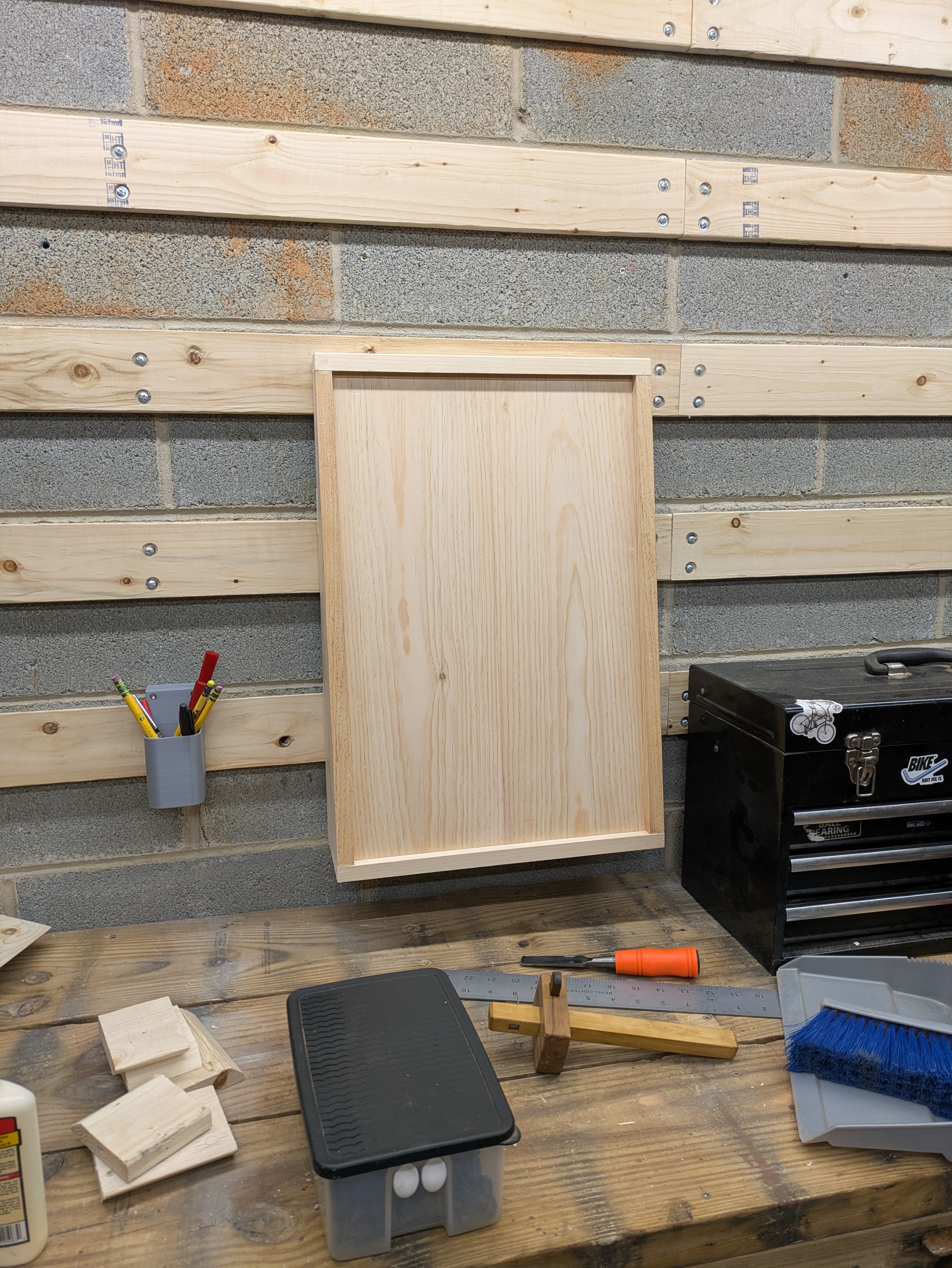 Making this frame was a really pleasant experience. I knew, however, that trying to make all the cleats would drive me to the brink of insanity. Thankfully, my 3D printer came to the rescue.