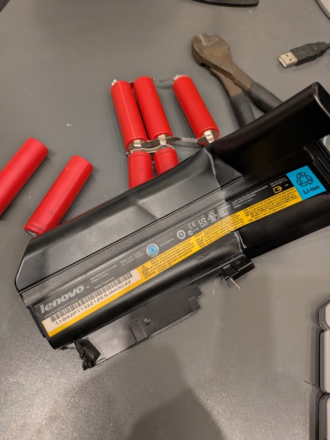 Hacking apart battery packs is a safe, fun activity for the whole family. Wait, no, reverse that.