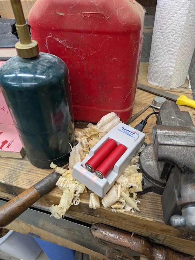TrustFire. Does that mean “trust me, there will be a fire”? Who knows. Be sure to leave these things over night so they are full in the morning.