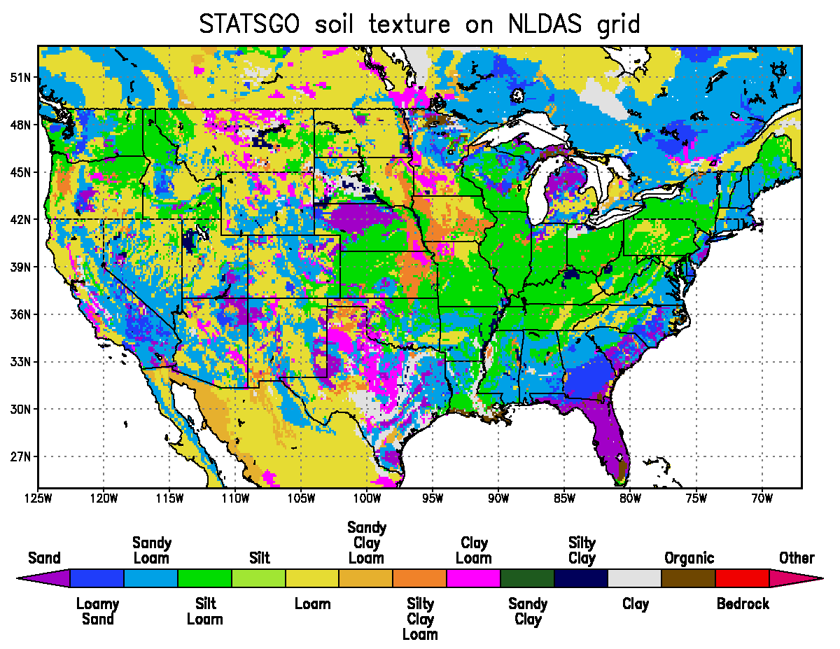 During my brief research period, I found this fascinating map of the different soil textures across the US. I thought NC would have a lot more clay. Fun fact: NC red clay is called the Cecil series and is apparently the official NC state soil. It’s red due to the high iron oxide content and is composed largely of sediment from the erosion of the Uwharrie mountains.
