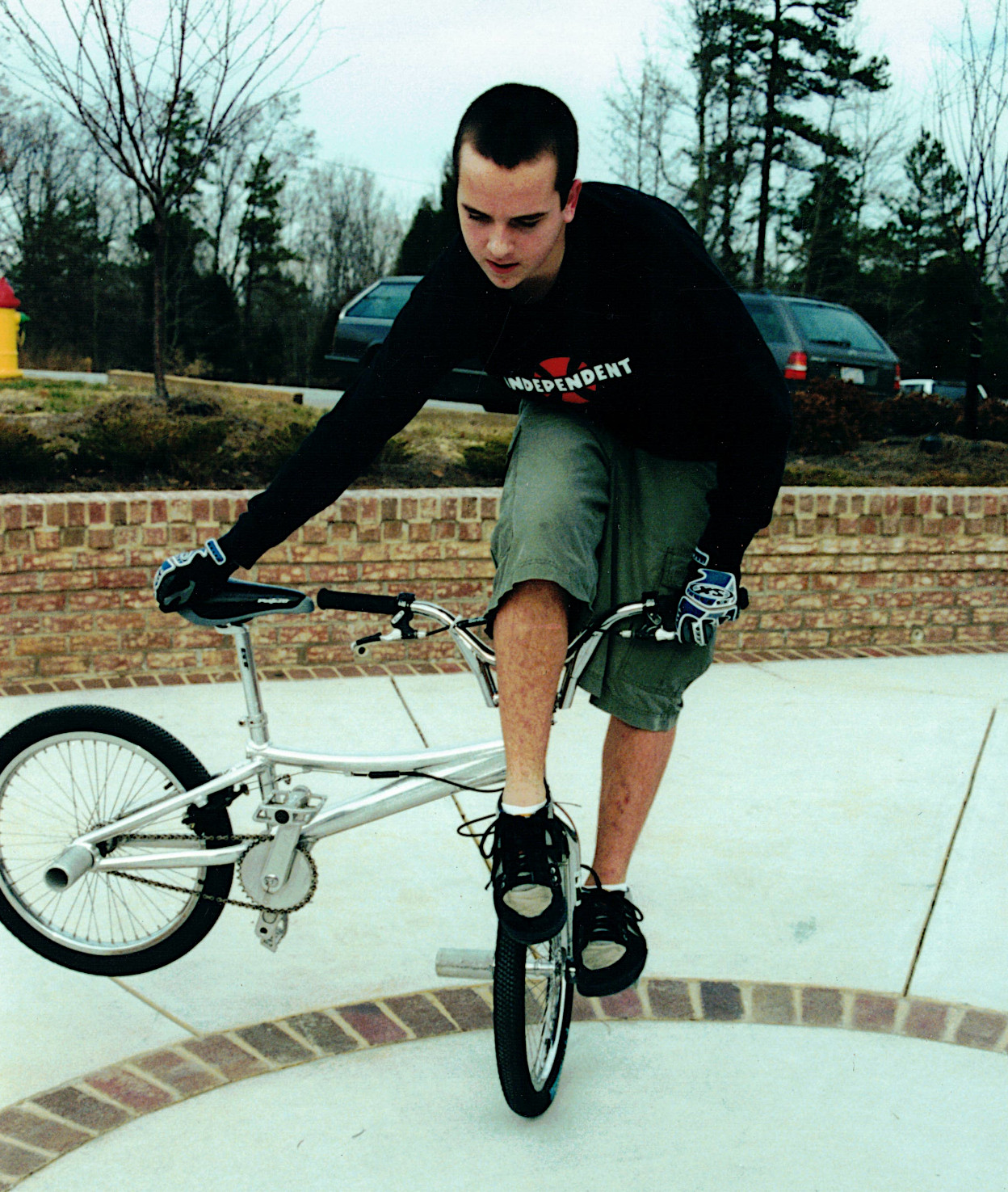 It all started with flatland BMX for me. I should write about it one day. Notice the shoes are skate shoes (Emerica, which apparently they just re-issued as the OG-1) which are the only kind of shoes I wear to this day.