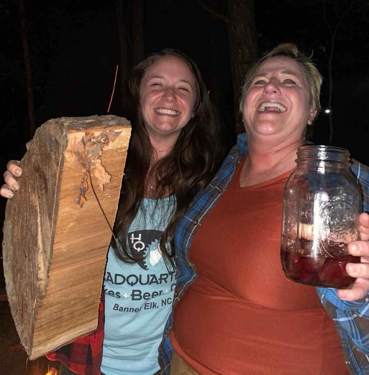 Nicole and Caroline doing god knows what, and is that Sangria?